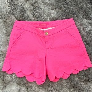 NWT Lilly Pulitzer Buttercup Stretch Short. Pink Tropics. Size.0.